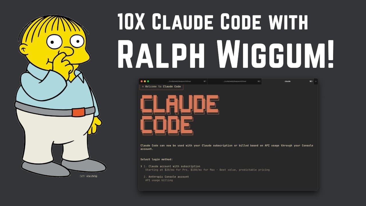 Ralph Wiggum Plugin Makes Claude Code 10x More Powerful